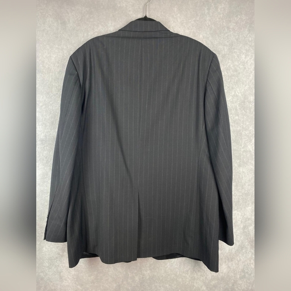 Brooks Brothers  346 Blue Wool‎ Striped 2 Button Blazer Jacket 46R - Picture 2 of 7